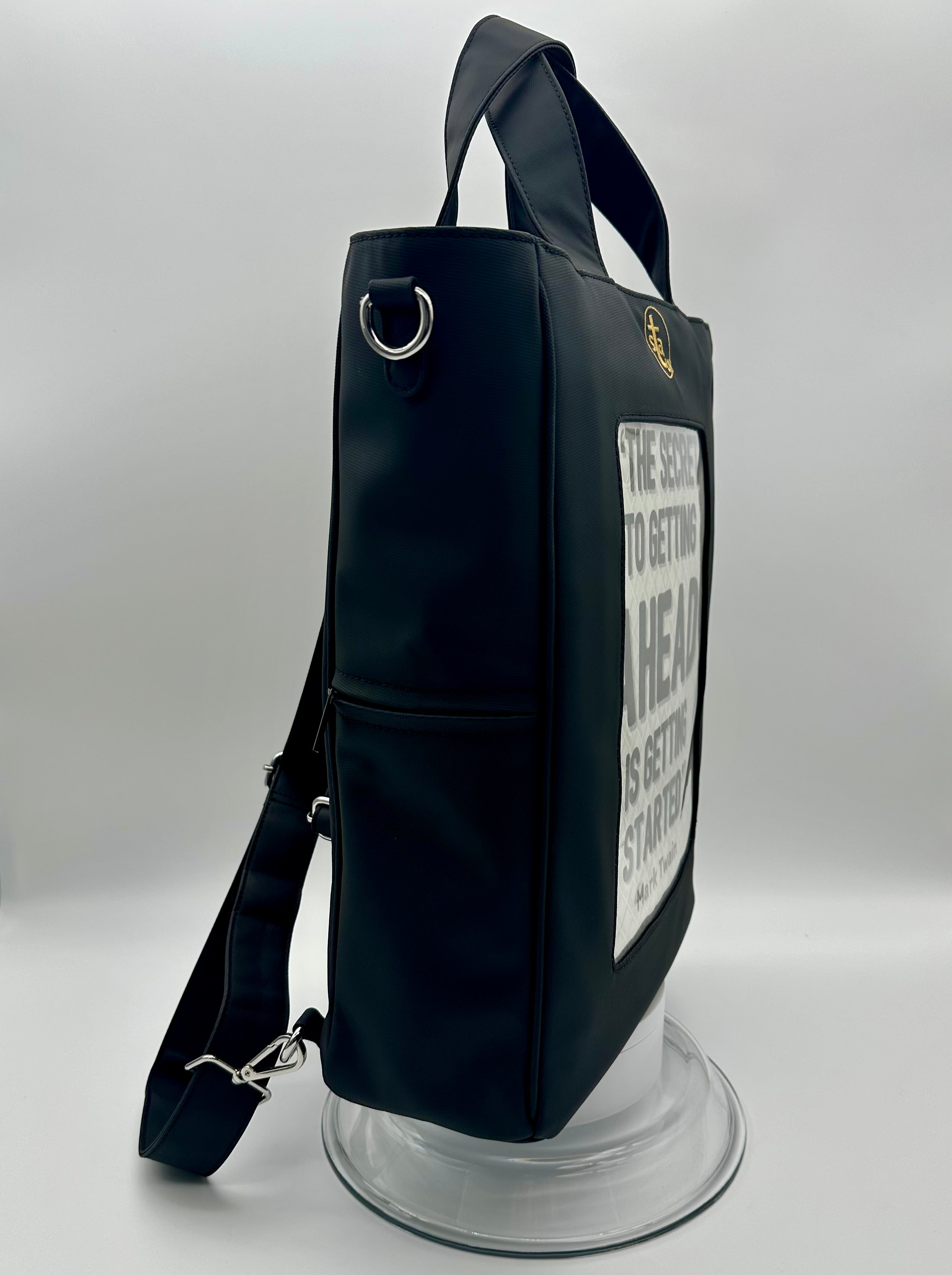 Customizable Status Bag – Interchangeable Inserts, One Bag Many Expressions
