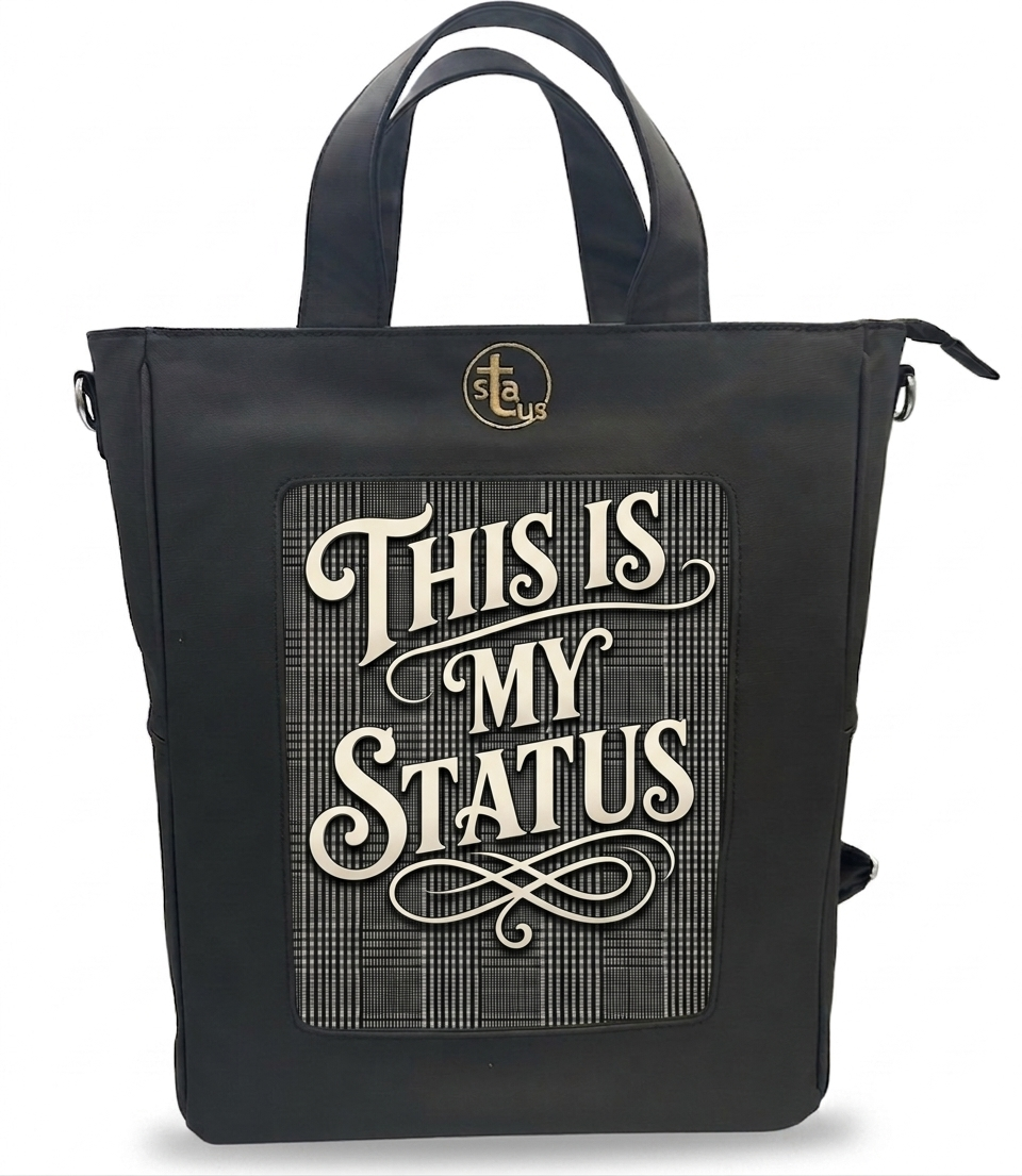 Customizable Status Bag – Interchangeable Inserts, One Bag Many Expressions
