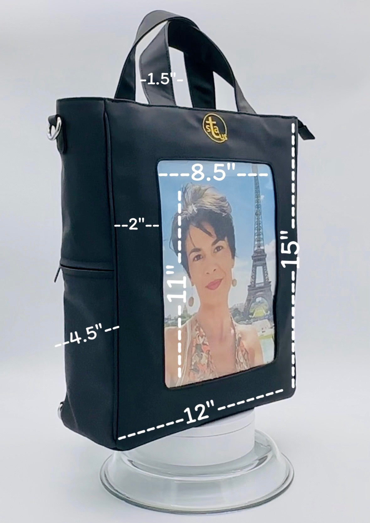 Customizable Status Bag – Interchangeable Inserts, One Bag Many Expressions