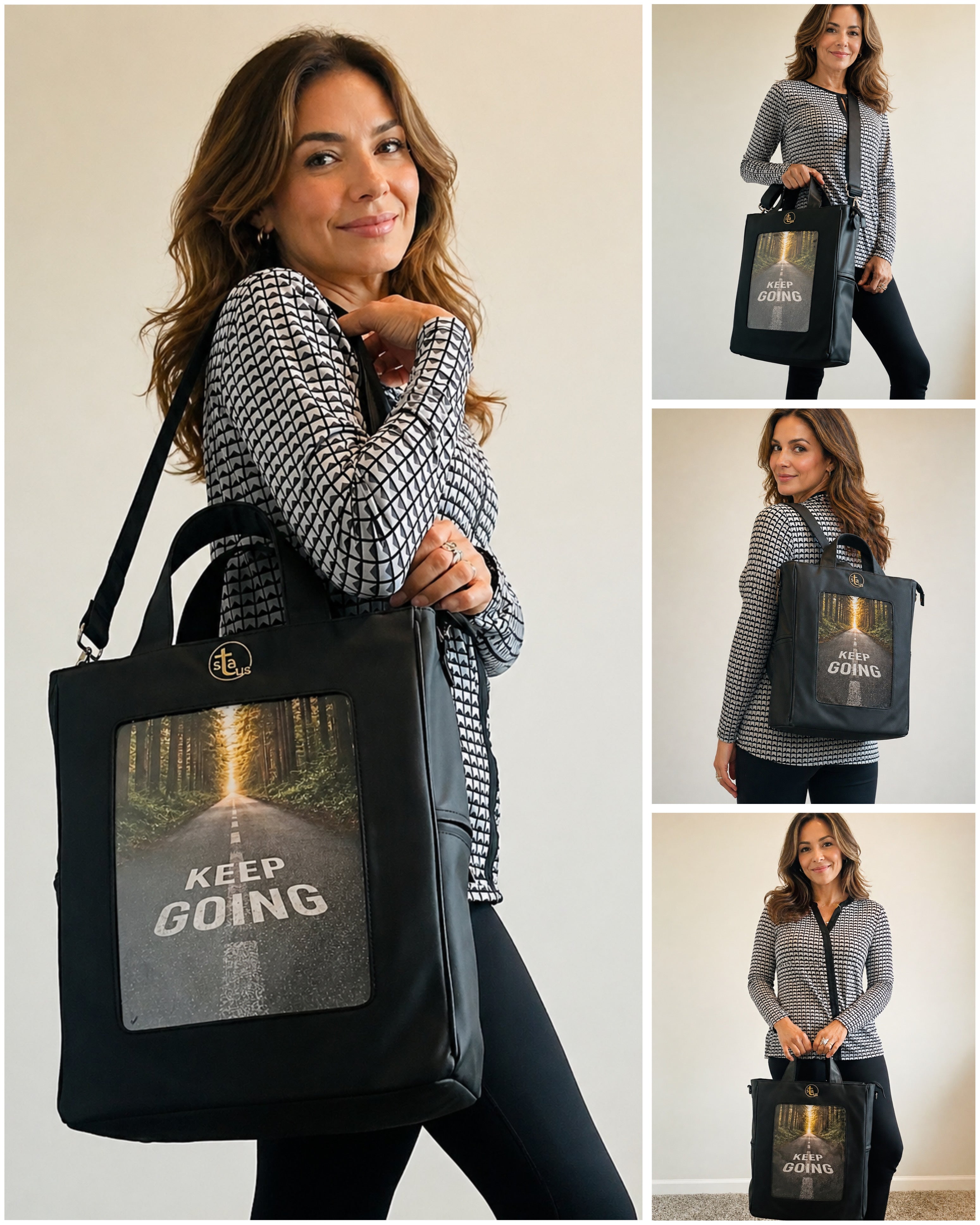 Customizable Status Bag – Interchangeable Inserts, One Bag Many Expressions