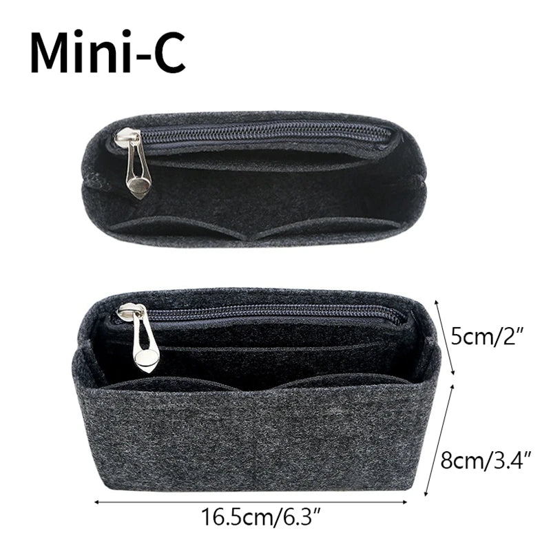 Mini Bag Organizer Insert – Structured Liner for Small Totes & Longchamp
