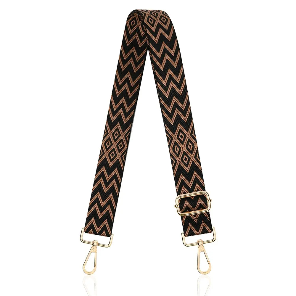 Wide Guitar-Style Bag Strap – Adjustable Crossbody & Shoulder Strap for Handbags
