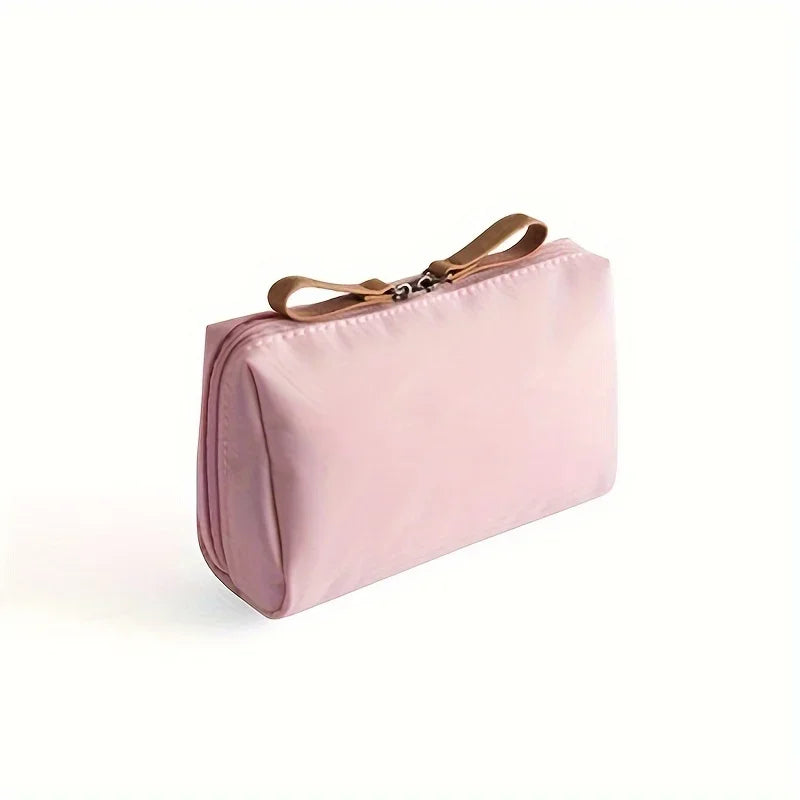 Waterproof Nylon Makeup Pouch – Small Travel Cosmetic Bag, Lightweight Organizer for Daily & Travel Use