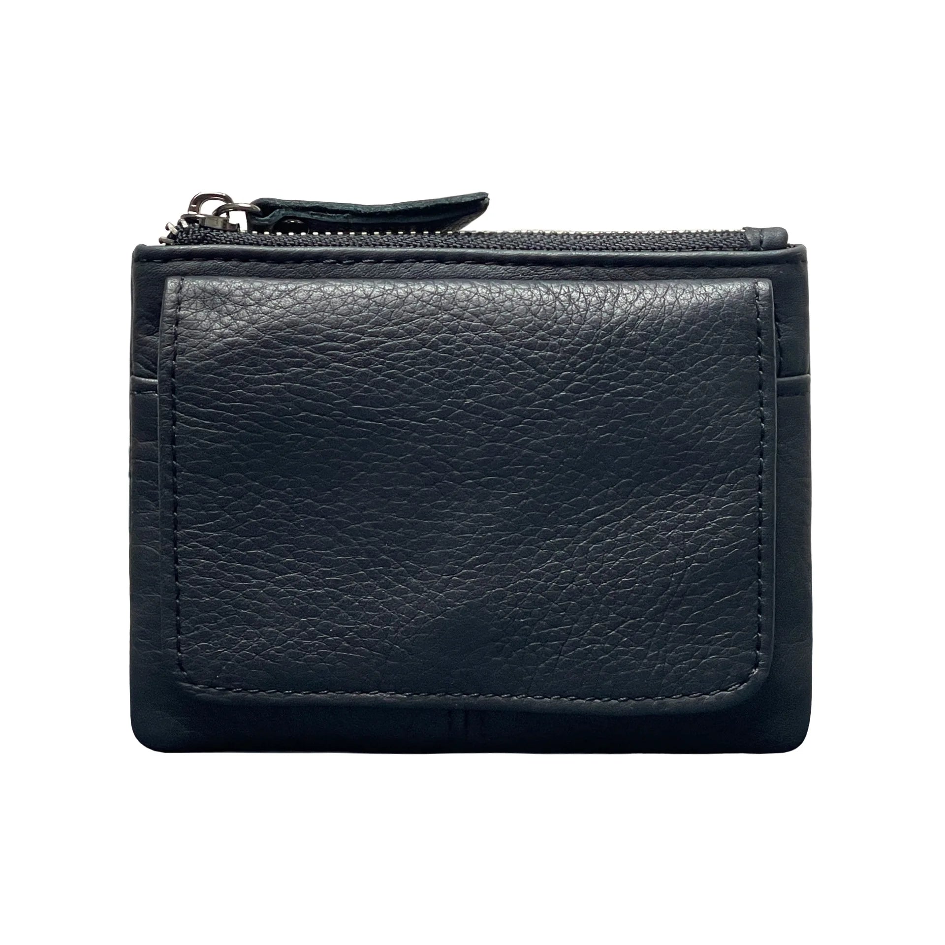 Genuine Leather Card Holder & Coin Wallet – Slim Minimal Wallet