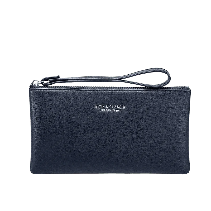 Customizable Ultra-Thin Long Wallet for Women – Minimalist Zip Wallet | Status Bags