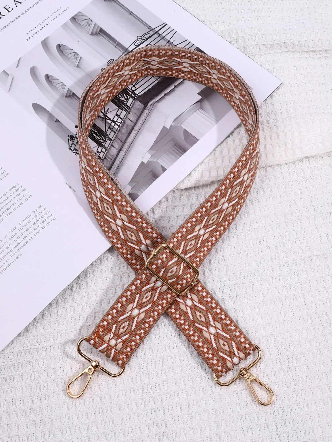 Adjustable Boho Bag Strap – Wide Woven Crossbody & Shoulder Strap for Handbags | Express Your Style