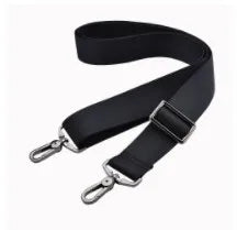 ide Black Bag Strap – Adjustable Nylon Crossbody & Shoulder Strap for Handbags