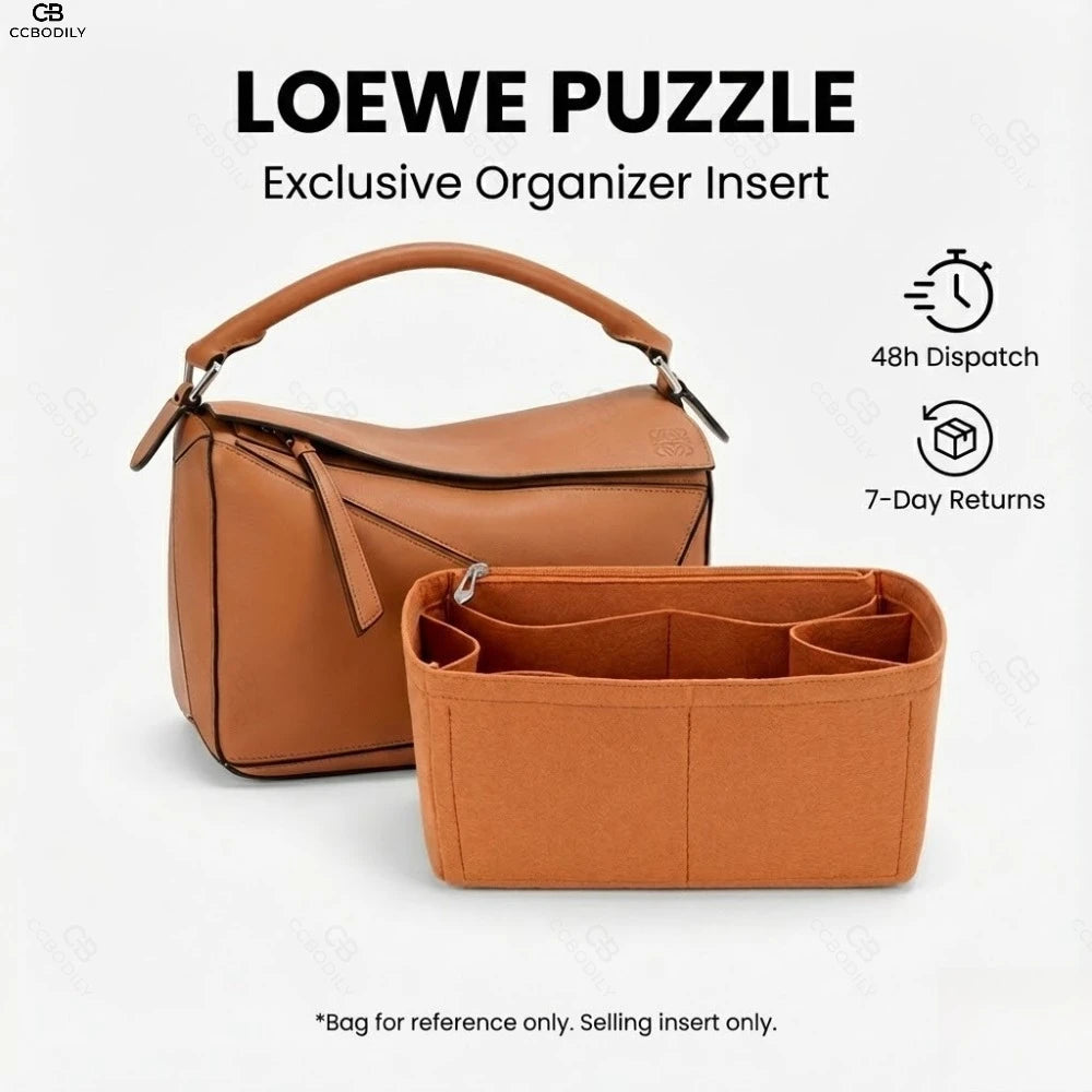 Geometric Bag Organizer Insert – Structured Fit for Puzzle-Style Handbags