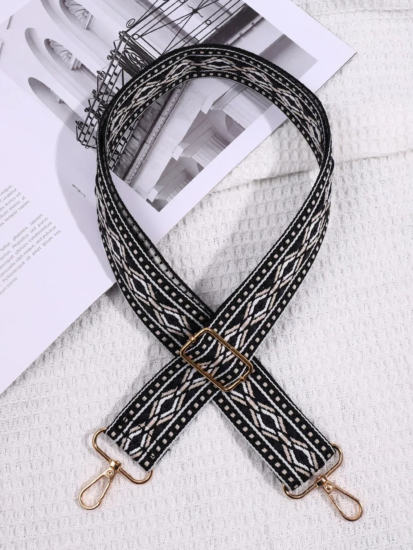 Adjustable Boho Bag Strap – Wide Woven Crossbody & Shoulder Strap for Handbags | Express Your Style