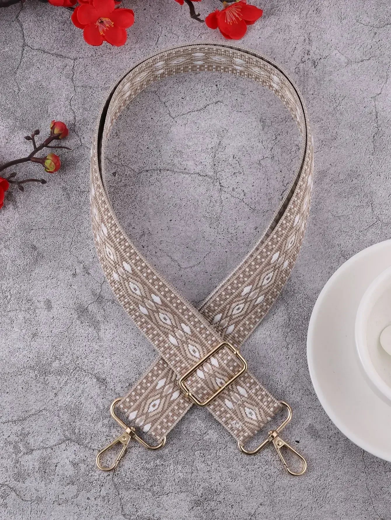 Adjustable Boho Bag Strap – Wide Woven Crossbody & Shoulder Strap for Handbags | Express Your Style