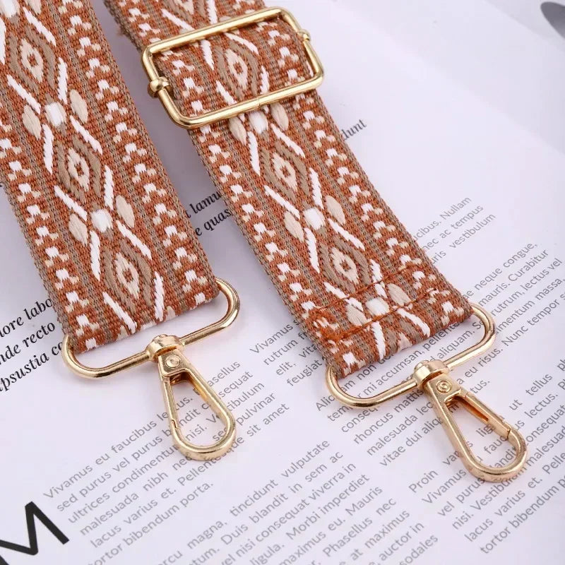 Adjustable Boho Bag Strap – Wide Woven Crossbody & Shoulder Strap for Handbags | Express Your Style