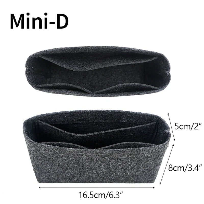 Mini Bag Organizer Insert – Structured Liner for Small Totes & Longchamp