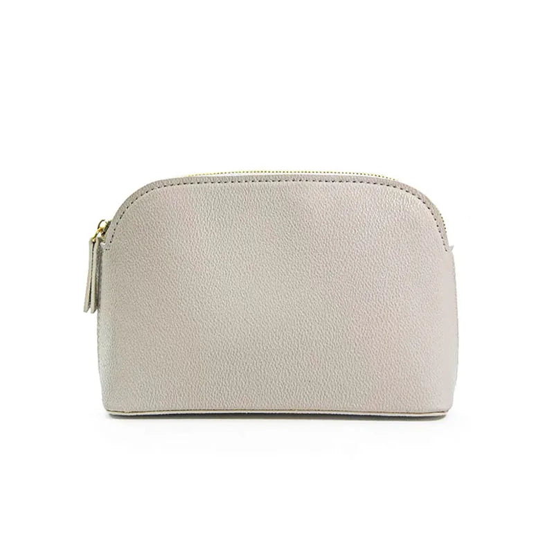 Personalized PU Leather Makeup Bag – Custom Monogram Cosmetic Pouch