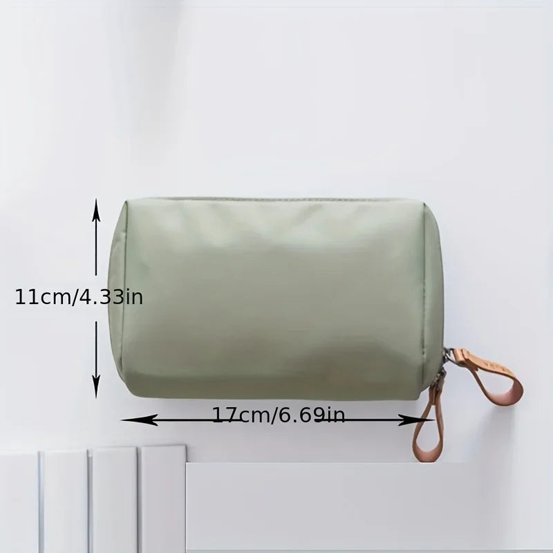 Waterproof Nylon Makeup Pouch – Small Travel Cosmetic Bag, Lightweight Organizer for Daily & Travel Use