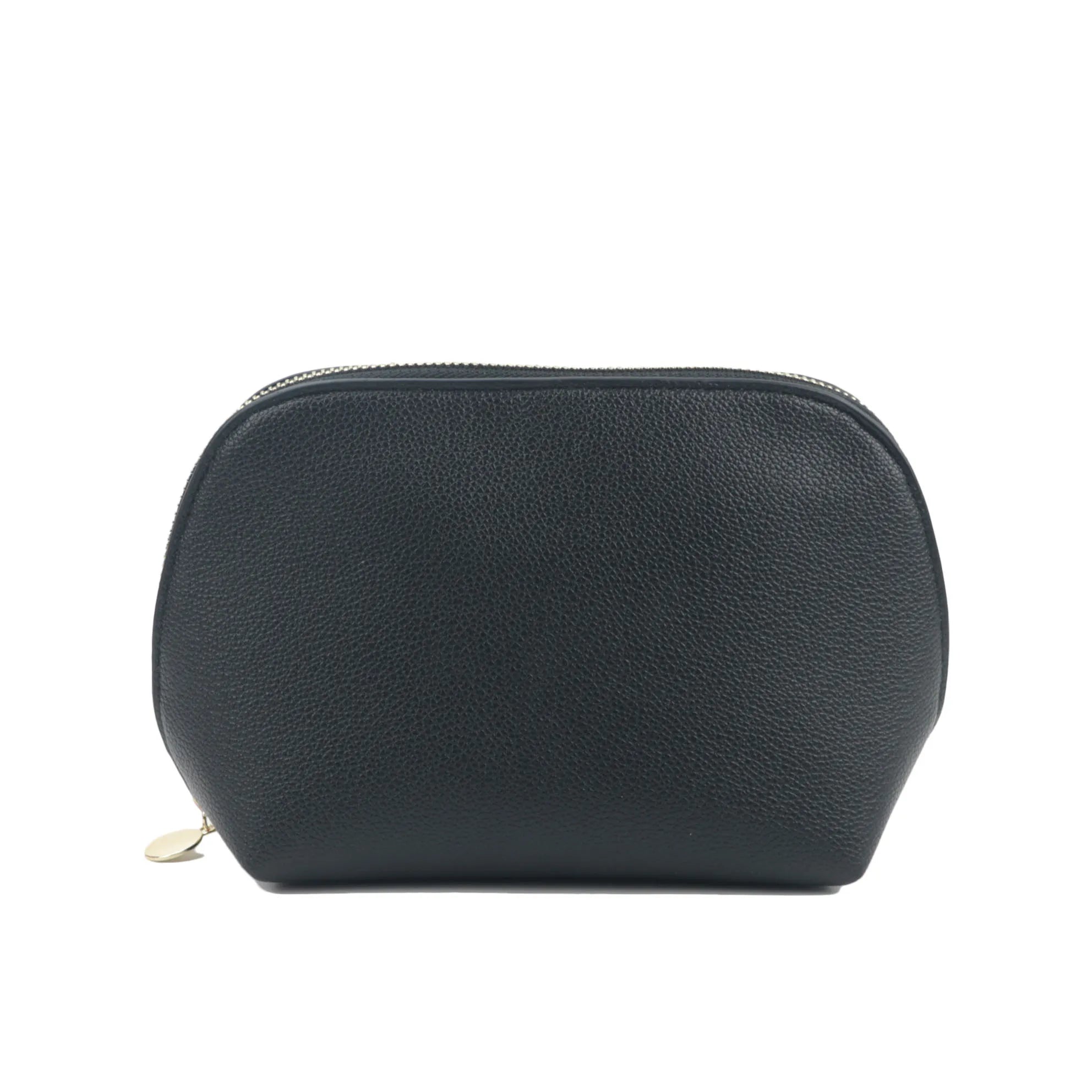 Personalized PU Leather Makeup Bag – Custom Monogram Cosmetic Pouch
