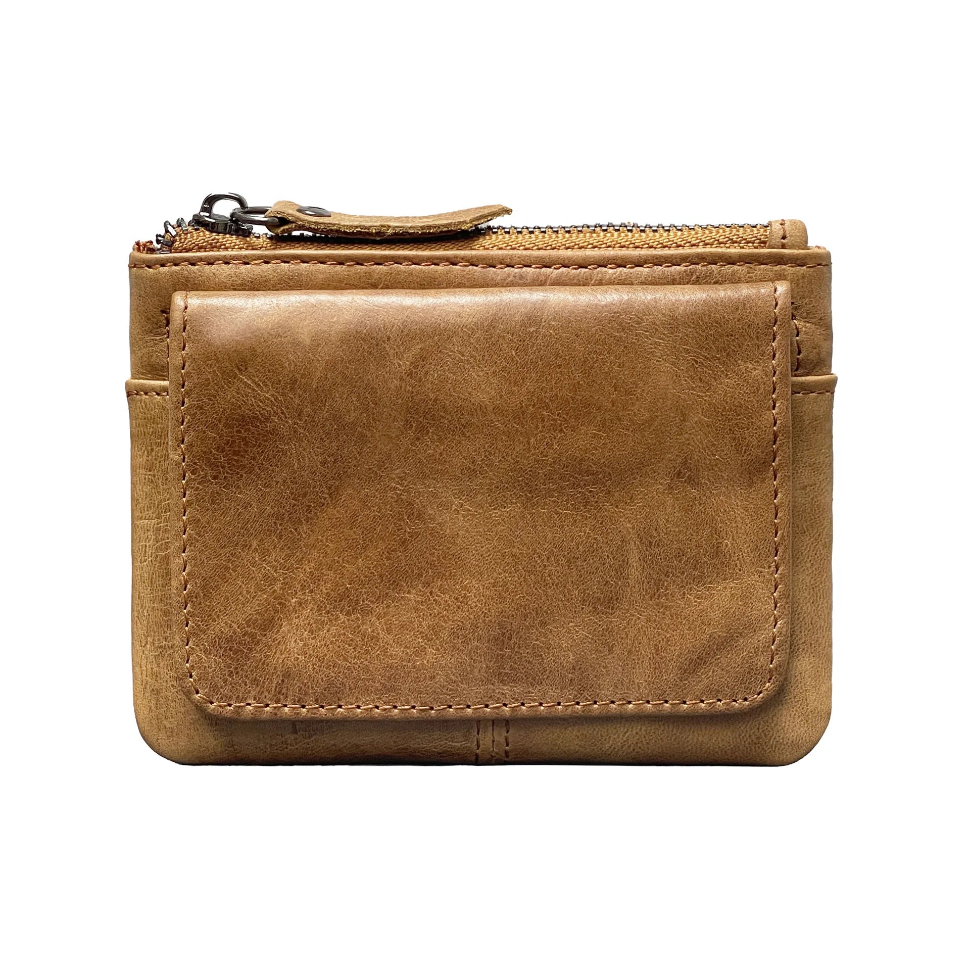 Genuine Leather Card Holder & Coin Wallet – Slim Minimal Wallet
