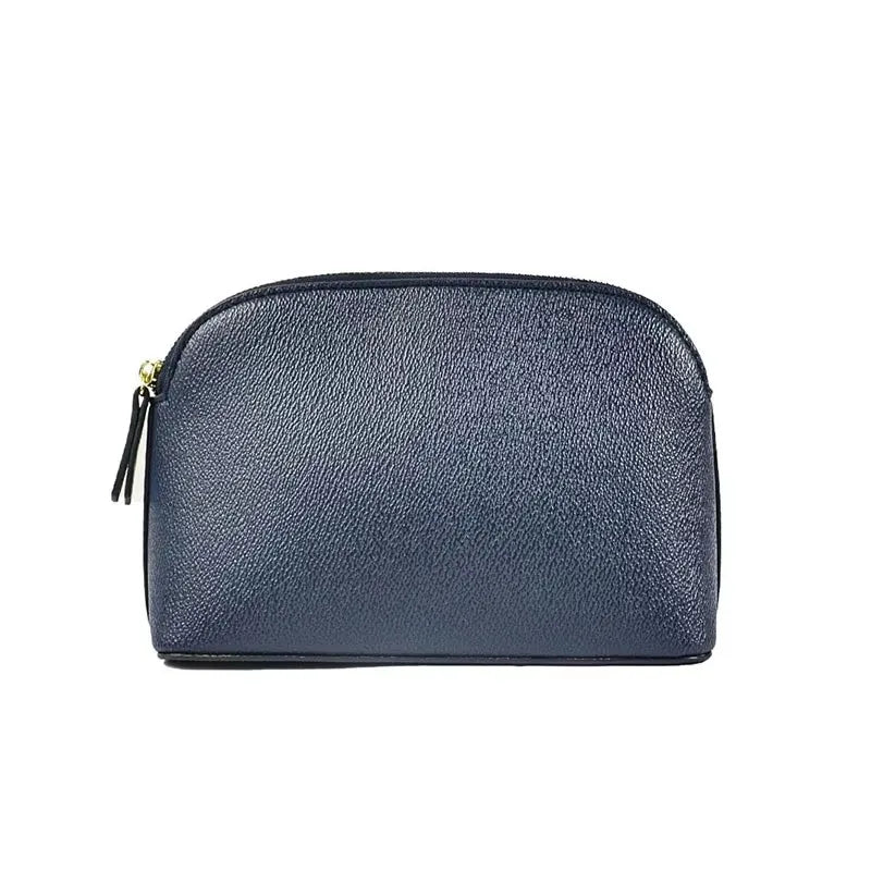 Personalized PU Leather Makeup Bag – Custom Monogram Cosmetic Pouch