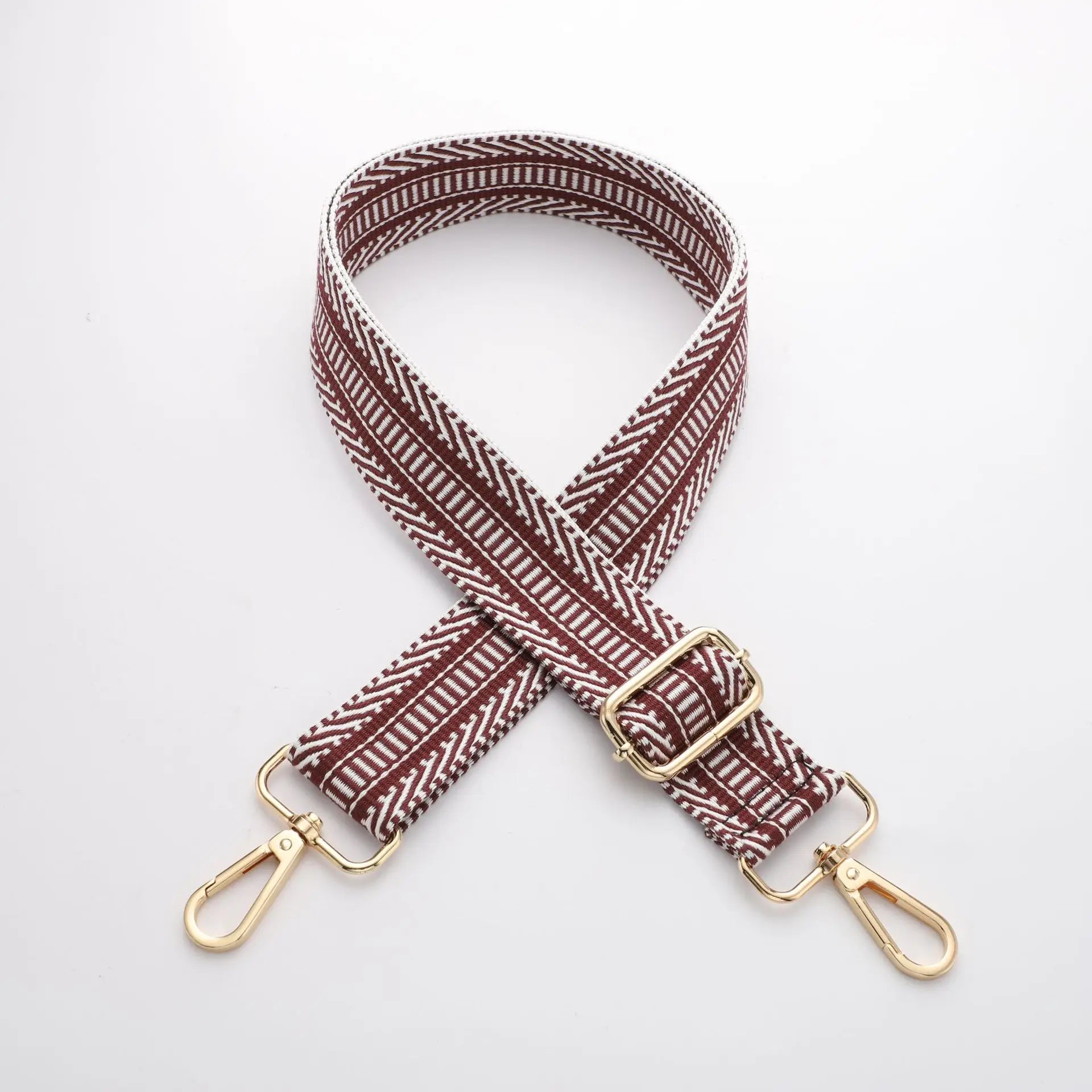 Colorful Embroidered Bag Strap – Wide Adjustable Crossbody & Shoulder Strap for Handbags